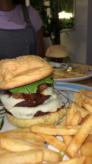 Majestic again  at Bean Burger & Cheesecake Home in Barranquilla