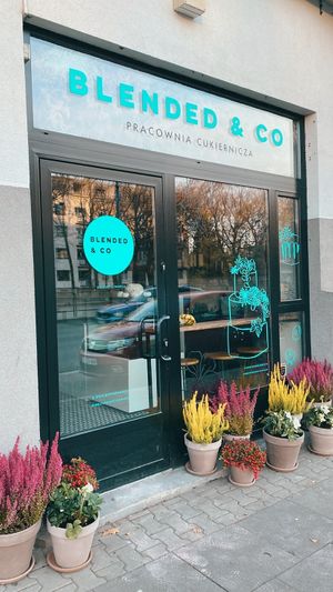 Bakery on Puławska street. All cakes without white chocolate are vegan. at Blended & Co in Warsaw