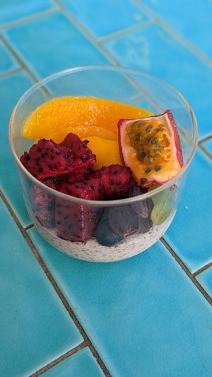 Chia Pudding at One Table Cafe in Little Mountain