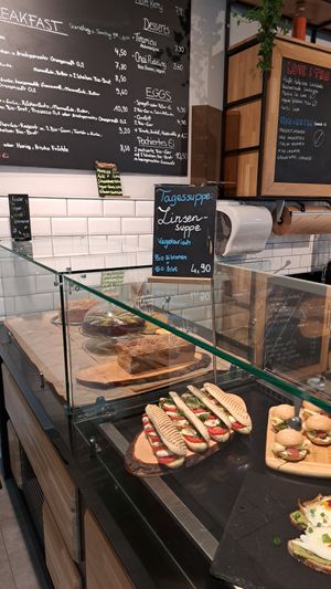 Menu at Cafe Mahlkunst in Munich