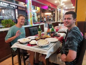 Happy Customers at our restaurant. at Curry Hut Indian Restaurant in Koh Samui