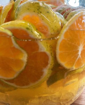 Home made Yuzu syrup at Caffe Kofka - カフェコフカ in Fujinomiya