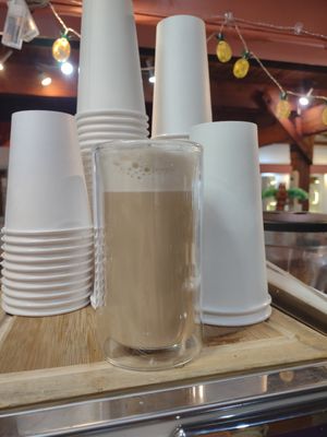 Alternative milks for coffee and espresso drinks, our syrups are all vegan (including chocolate!) at Three Mountain Cafe in Waitsfield