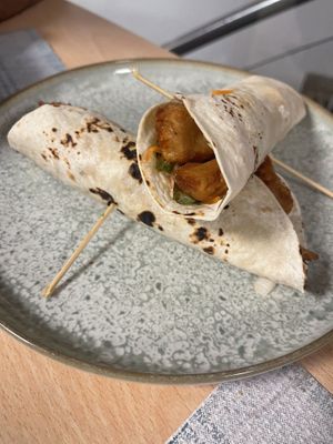 Fajitas de heura  at A Cova do trasno in O Grove