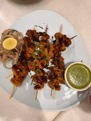 Charred Skewers at Earth Cafe @ Juhu in Mumbai