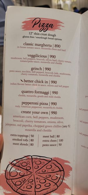 Menu at Earth Cafe @ Juhu in Mumbai