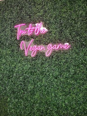 Wall at Tru Vegan Creamery in Tampa