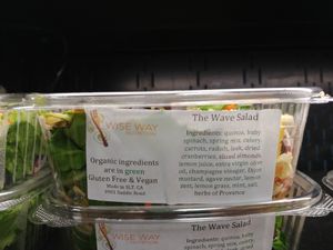 Vegan Salad at Grass Roots Natural Foods in South Lake Tahoe