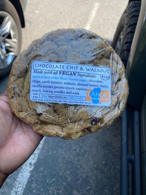 Vegan Chocolate Chip & Walnut Cookie  at Grass Roots Natural Foods in South Lake Tahoe
