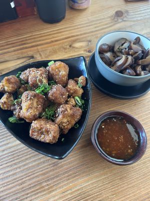 Deep fried ota tofu  at Baka Umai in Portland