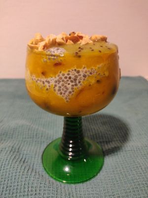 Chia pudding at De Otter in Leiden