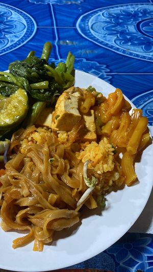   at Vegetarian Buffet - Street Food Alley in Luang Prabang