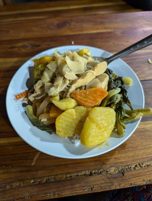  at Vegetarian Buffet - Street Food Alley in Luang Prabang