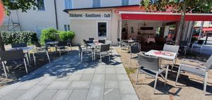 Terrasse at Bäckerei Konditorei Café Ahammer in Penzberg