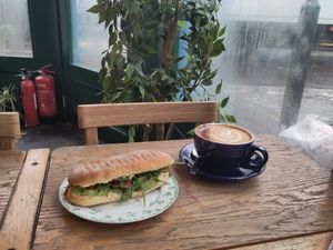  at Keystone Coffee in North London