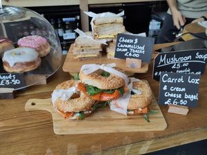  at Keystone Coffee in North London