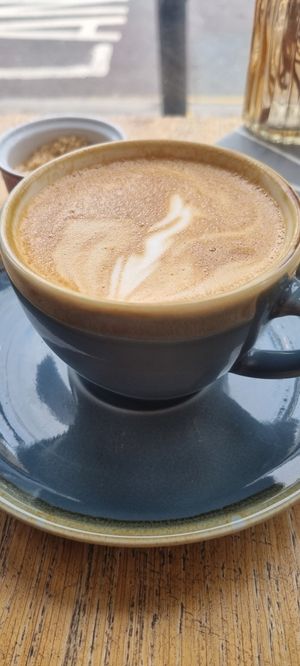 Latte at Keystone Coffee in North London