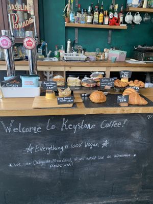   at Keystone Coffee in North London