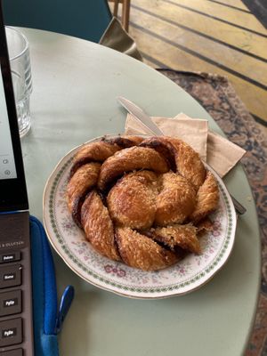   at Keystone Coffee in North London