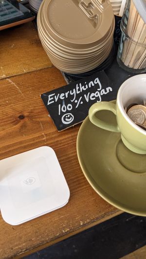  at Keystone Coffee in North London