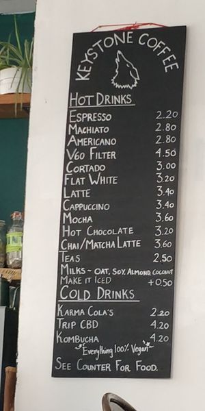 Drinks (June 2023) at Keystone Coffee in North London