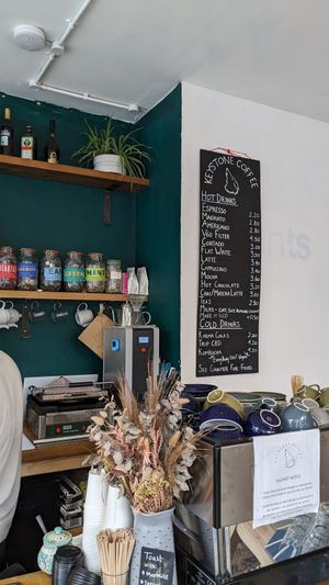  at Keystone Coffee in North London