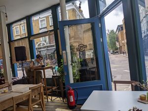  at Keystone Coffee in North London