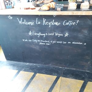  at Keystone Coffee in North London