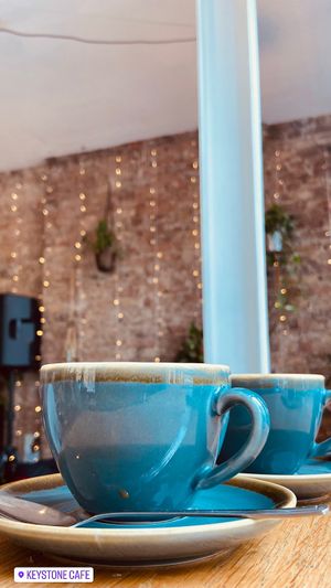   at Keystone Coffee in North London