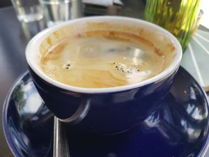 Superb coffee at Keystone Coffee in North London