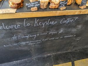  at Keystone Coffee in North London