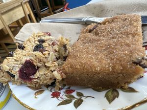 cake / flapjack  at Keystone Coffee in North London
