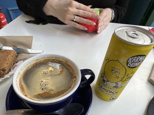 coffee  at Keystone Coffee in North London