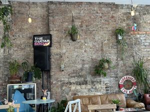 inside  at Keystone Coffee in North London