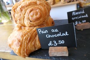 pain au 🍫  at Keystone Coffee in North London