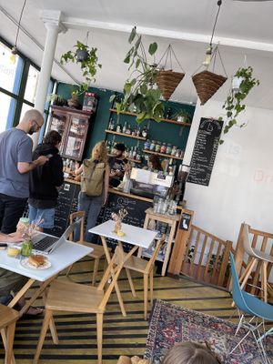   at Keystone Coffee in North London