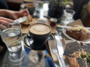   at Keystone Coffee in North London