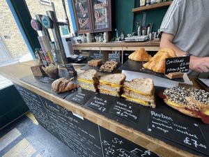   at Keystone Coffee in North London