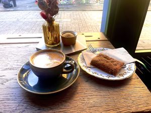   at Keystone Coffee in North London