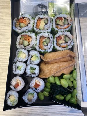 Vegan Yasai Roll Set  at Wasabi - Old Compton Street in London