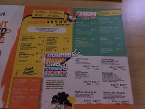 Menu  at ChapiYork in Bogota