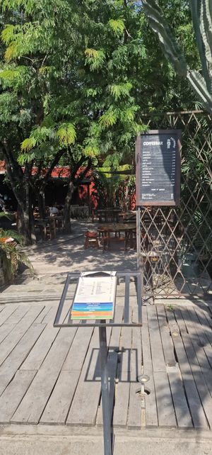 Entrance at Potheads Pueblo in Tulum