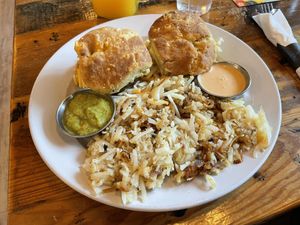 Berkeley Biscuit Sandwich  at Seven Mile Cafe in Mesquite