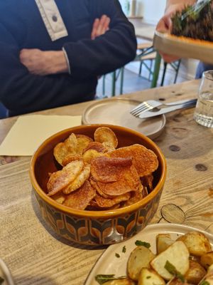 2% fermented crisps at The Not Found Kitchen in Bristol