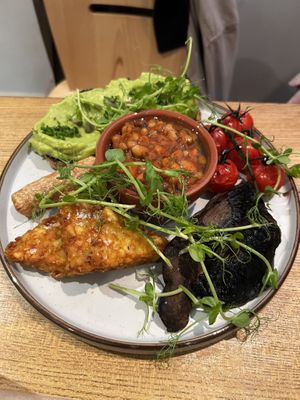 Vegan breakfast   at MISTÅL Kitchen in Otley