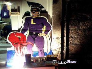 We're safe with Lavanderman! http://www.body-pixel.com/2010/10/12/lavanderman-–-croatian-comic-book-hero/
 at Green House in Hvar