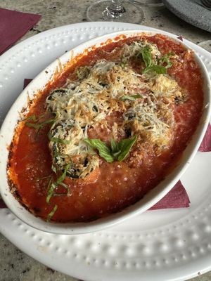 Rolled stuffed zucchini   at VINIA Wine & Kitchen in Winter Park