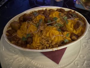 Escondido De Vegetais Com Farofa  at VINIA Wine & Kitchen in Winter Park