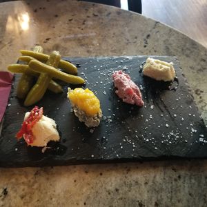 Vegan cheese board at VINIA Wine & Kitchen in Winter Park