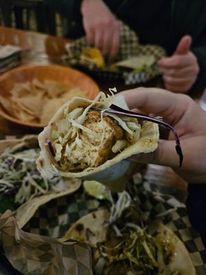 The tofu taco at Tacovore in Eugene